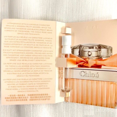 ？[CHLOE]克洛伊迷你香水测试仪小瓶喷雾-玫瑰自然Nomade迷你旅行尺寸样品测试仪