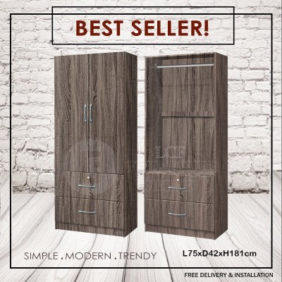 本地卖家！双门衣柜/免费送货和安装！没有噱头！